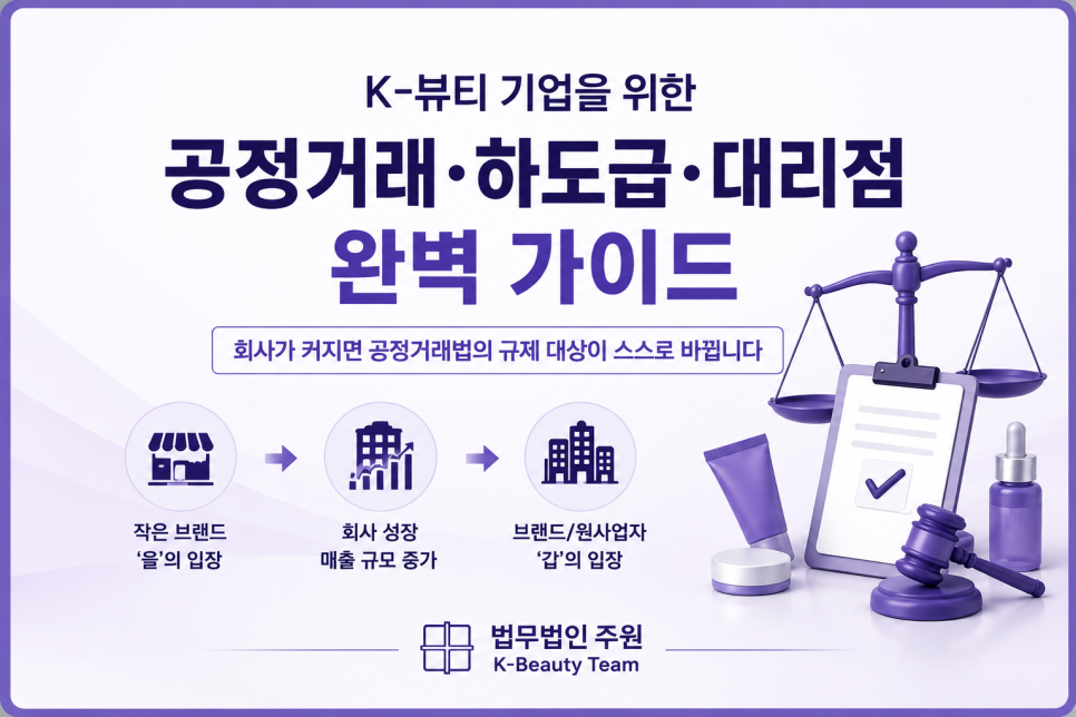 K-뷰티 기업의 공정거래·하도급·대리점 리스크